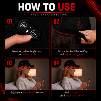 ROOTREVIVE™ Red Light Therapy Cap